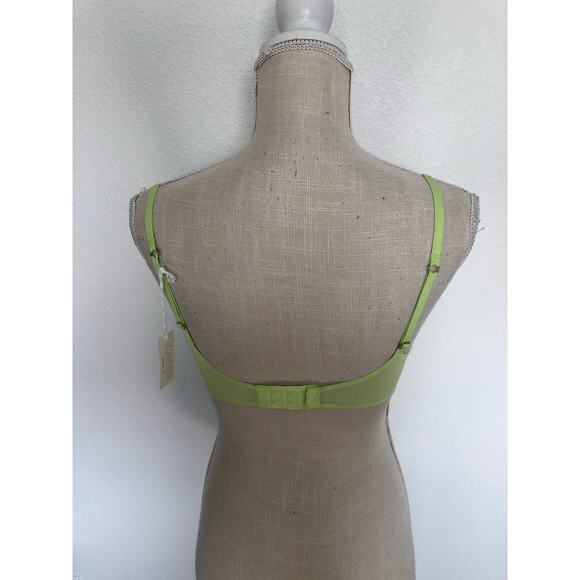 Aerie Smoothez Balconette Lime Green Mesh Bra - 32D - Picture 2 of 3